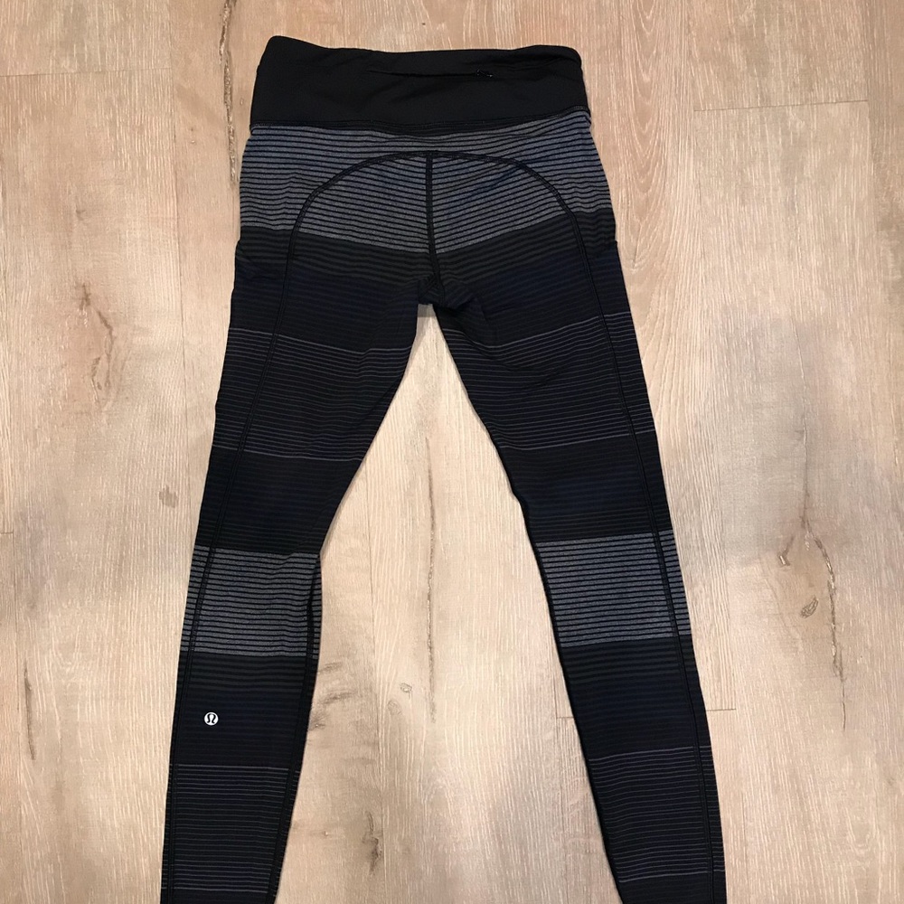 Rare! Lululemon Om Stripe Speed Tight II
